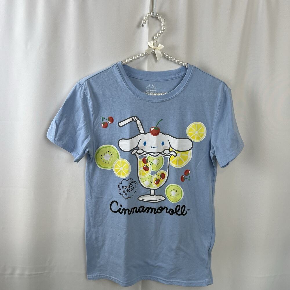 Cinnamoroll Sanrio Fruit Cup Graphic Fresh Tshirt Sz Small